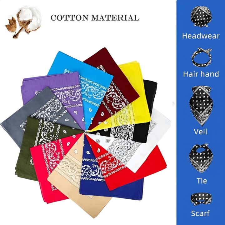 Cotton%20Bandana%20Scarf%20%7C%20Handkerchief%20%7C%20Headwear%20Scarf%20%7C%20Pack%20Of%202%20-%20Image%203