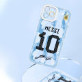 Jizetin for Realme 6 / Narzo Back Cover Transparent Football Star For Boys Soft Phone Case. 