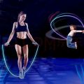 Glowing Skipping Rope, Cold Light Skipping Rope with LED Light, Jump Rope for Working Out，Suitable for Children, Girls, Boys, Students, Adults Skipping Exercise Fitness Light Show, Indoor and Outdoor Jumping Sports and Night Parties. 