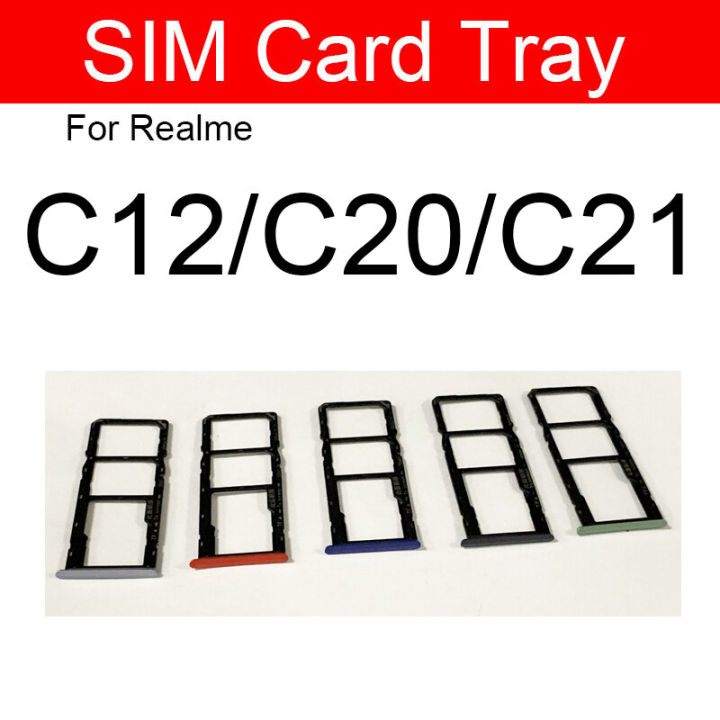 Tray For OPPO Realme C12 C20 C21  Slot Tray Holder Adapter Replacement Parts