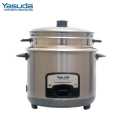 Yasuda 1.8 ltrs Stainless Steel Rice Cooker with Steamer | 1 yr Warranty | 18SQ. 