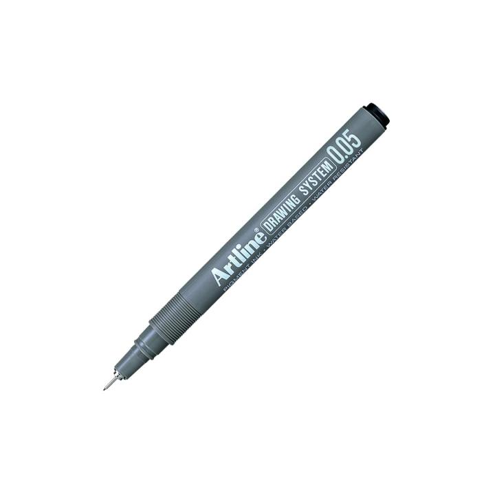Artline Drawing Fineliner Pens, Drawing System, Single (0.05mm) Black