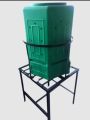 Plastic Compost Bin For Composting Organic Waste With Lid. 