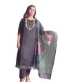 Black Fashion Kurtha Surwal Set For Women. 