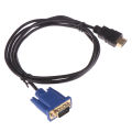 【Best Lrice】HDMI to VGA Cable HD 1080P HDMI Male to VGA Male Video Converter Adapter for PC Laptop S10 DMI to VGA Cable. 