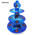 Aweisuan spiderman birthday decorations Hot Spiderman Birthday Party Paper Cups Plates Tablecloth For Kids Boys Spider man Baby Shower Party Decorations Party SuppliesBalloons. 