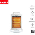 BALTRA Thunder Halogen Heater | BTH 151 | 3 heating levels: 400, 800 & 1200 W | Wide angle oscillating function | Auto switch off when unit tilts over | High temperature resistant housing | High efficiency, energy saving | Cool touch cabinet | 1200 W. 