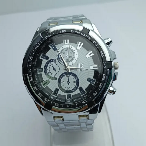 Round%20White%20Dial%20Ik%20Collection%20Silver%20Color%20Watch%20for%20men%20-%20Image%203