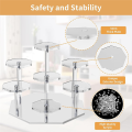 1 Piece 7Tier Perfume Organizer and Cupcake Stand Storage Display Stand for Collectibles and Crafts. 