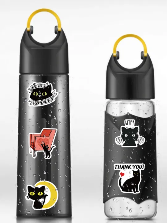 100pcs%20Cartoon%20Black%20Cat%20Stickers%20Scrapbook%20Phone%20Guitar%20Laptop%20Luggage%20Cool%20Waterproof%20Sticker%20Children%20Classic%20Sticker%20-%20Image%203