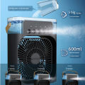 Portable USB Powered Air Cooler Desktop Cooler, Air Conditioning Humidifier Mini Cooling Fan. 