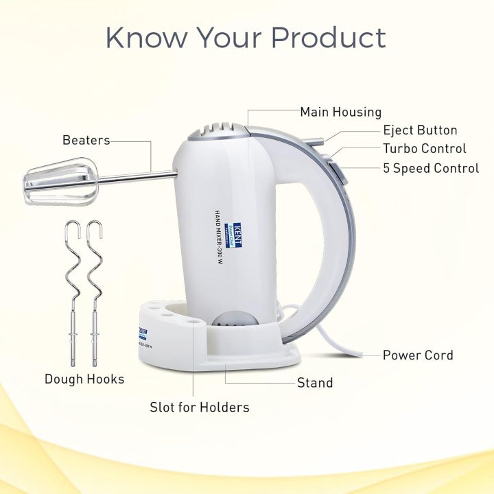 KENT%20Hand%20Blender%20300%20Watt%205%20Variable%20Speed%20Control%20%7C%20Multiple%20Beaters%20&%20Dough%20Hooks%20-%20Image%206