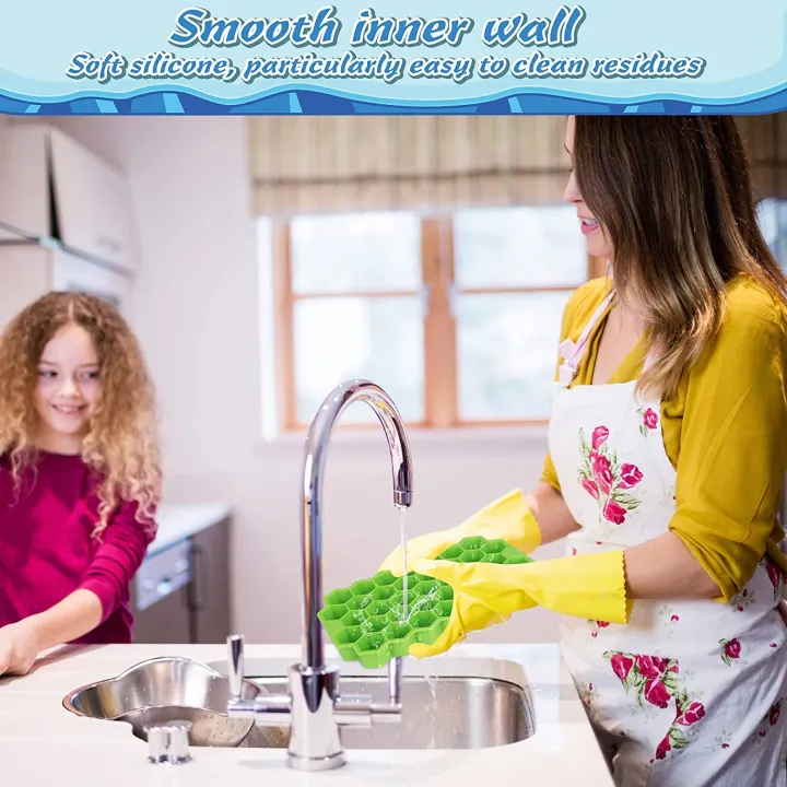 37-Grid%20Silicone%20Honeycomb%20Ice%20Cube%20Tray%20%E2%80%93%20Easy-Release%20Reusable%20Small%20Ice%20Cube%20Mold%20for%20Freezer,%20Cocktails,%20Iced%20Coffee,%20Whiskey%20&%20Soft%20Drinks%20(Without%20Lid)%20By%20Choice%20Group%20-%20Image%202