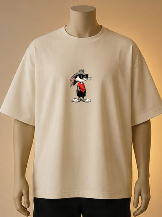 Cool%20Bunny%20Printed%20T-Shirt-%20Cream,%20Maroon,%20White,%20Brown,%20Blue,%20Black%20-%20Image%204
