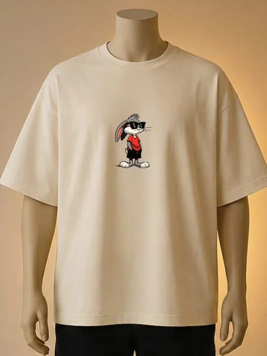 Cool%20Bunny%20Printed%20T-Shirt-%20Cream,%20Maroon,%20White,%20Brown,%20Blue,%20Black%20-%20Image%204