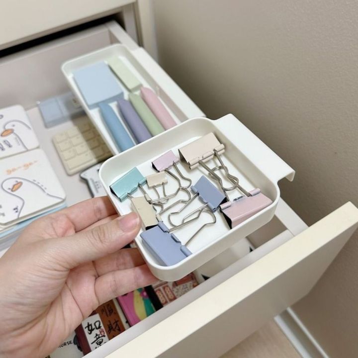 4PCS%20Practical%20Plastic%20Hanging%20Storage%20Box%20Wall%20Mounted%20Space%20Saving%20Stationery%20Storage%20Box%20with%20Dividers%20Drawers%20Hanging%20Organizer%20Office%20-%20Image%204