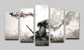 Samurai Warrior Canvas Wall Art – Japanese Anime Style |5-Piece. 