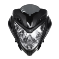 Black Motorcycle Headlight Assembly for 150 200. 