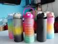 3 In 1 Colourful Sports Water Bottle(2000ml-900ml-300ml). 