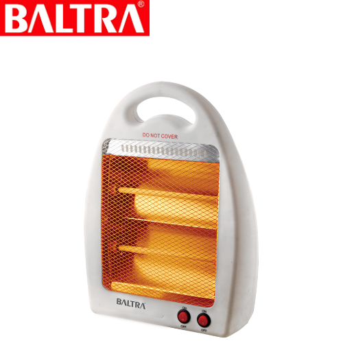 BALTRA Quartz Heater | Flame |  800 Watt | 2 heating levels: 400 & 800 W | Safety tip over switch | Cool touch cabinet | High temperature resistant housing | 12 Month Warranty