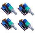 ARELENE 4X Mini DC Motor PWM Speed Controller 3V 6V 12V 24V 35VDC 90W 5A DC Motor Speed Control Switch LED Dimmer. 