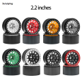 Sutuiying 1/10 RC Crawler CNC Aluminum Alloy 2.2| Beadlock Wheels Rim Luxury for TRX4 TRX6 D90 Axial SCX10 Wraith Capra 1.9 RGT EX86100. 