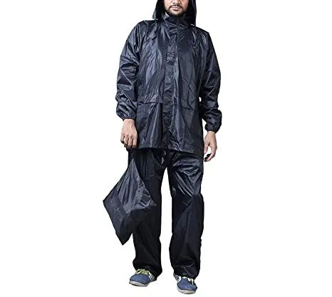 Men's%20Bike/Scooter%20Water%20Proof%20Solid%20Raincoat%20-%20Image%203