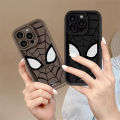 Marvel Spider Man Mask Cover Compatible for IPhone 15 11 14 13 6 6s 12 Pro Max 7Plus XR XS Max X 7 8 Plus SE Angel Eyes Shockproof Solid Color Soft Case. 