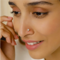 Shining Diamond Fuli Nose Ring for Women PanchaDhatu Alloy Elegant Design. 