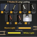 Bargain price Fold LED Emergency Floodlight Portable Strong Magnet COB Working Light Type C Rechargeable Flashlight Super Bright Lamp. 
