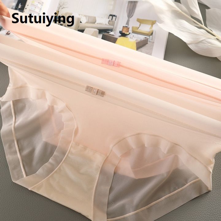 Sutuiying%201Pc%20Women%20Panties%20Quick%20Drying%20Briefs%20Seamless%20Underwear%20Solid%20Silky%20Female%20Soft%20Underpants%20Summer%20Cool%20Panties%20Lingerie%20Moyao%20-%20Image%207