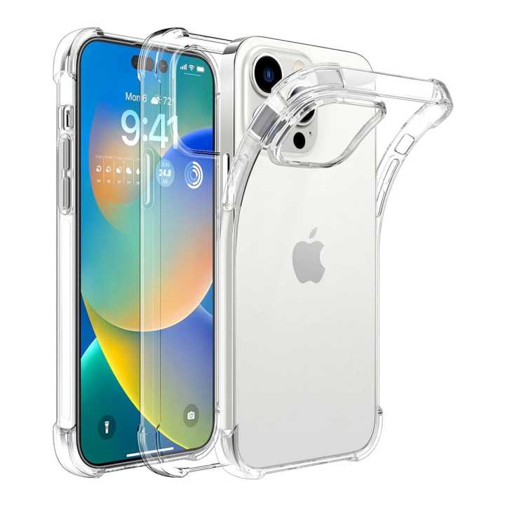 Apple IPhone 14Pro Shockproof Camera Protection Transparent TPU Cover DurgaMobileHouse