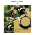 Bicycle Bell Retro Copper Bell Metal Clamp Safety Warning Alarm Gold. 