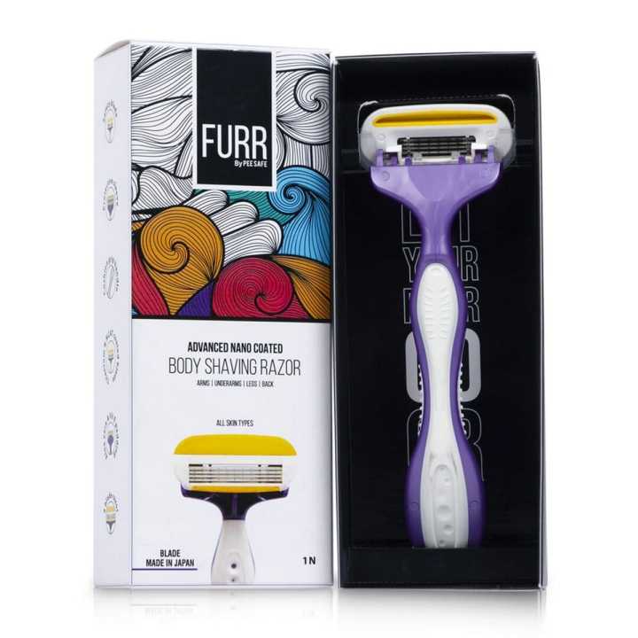 FURR by Pee Safe Body Shaving Razor for Women – Smooth & Gentle Body Hair Removal Razor