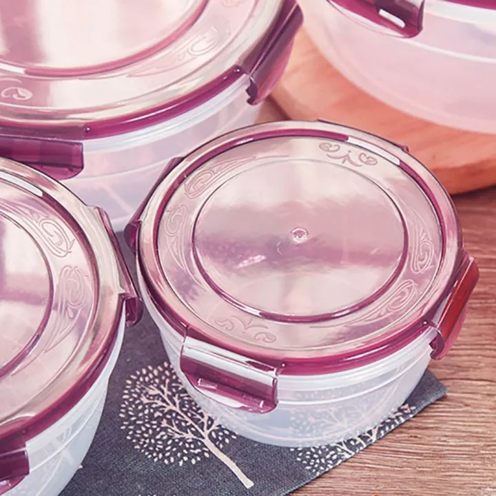 1/4Pcs%20Safe%20Plastic%20Round%20Storage%20Box%20with%20Lid%20Sealed%20Rectangular%20Food%20Containers%20Stackable%20Trasparent%20Crisper%20-%20Image%208