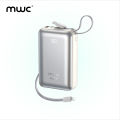 MWC PowerStar MS20K I 45W Super Fast Charging I 20000mAh Li-Polymer Battery I Digital Display I CCC Approved I 10000+ Bending test Attached Cable I Super Mini Size I Supported for Laptop, Mobile phone, MacBook & All other Devices. 