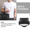 Office Bag PU Briefcase Large Capacity Briefcase Laptop File Bag. 