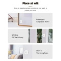 ARELENE Tuya ZigBee Smart Vibration Sensor Real Time Monitoring Door Window Detection Alarm Smart Security Protection System. 