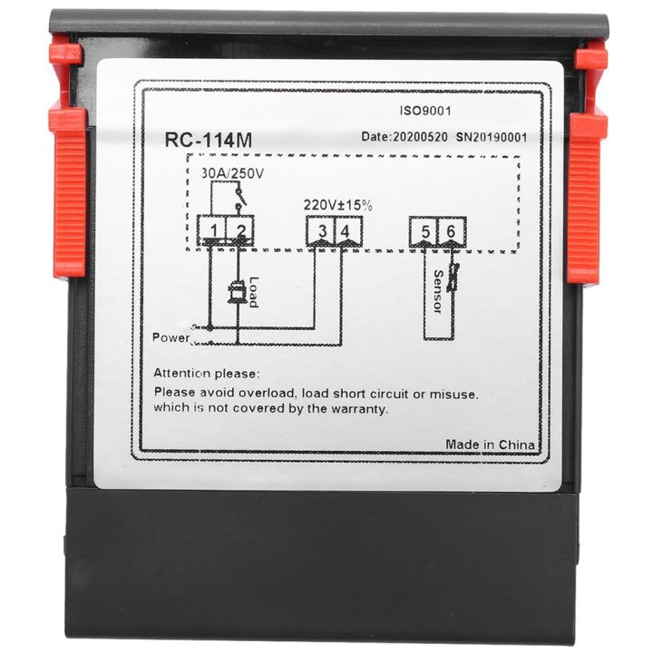 fasdaga%202X%20220V/30A%20Digital%20Temperature%20Controller%20Rc-114M%20Thermostat%20Relay%20Output%20-30-300%20Degree%20with%20Sensor%20-%20Image%207