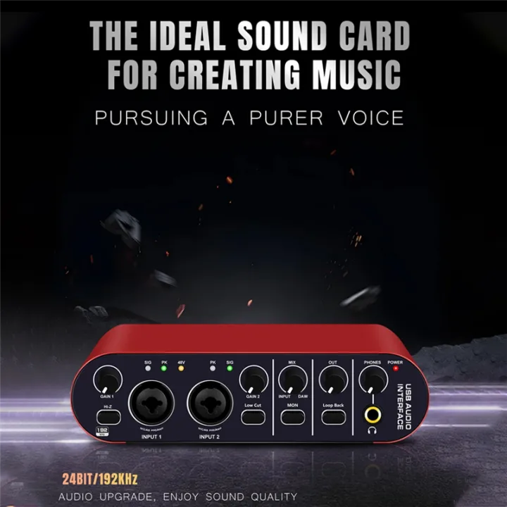 Sojhoop%20Professional%2024Bit%20192KHz%20Audio%20Interface%202%20Input%20Sound%20Card%20for%20Electric%20Guitar%20External%20Studio%20PC%20Recording%20Tuner%20-%20Image%207