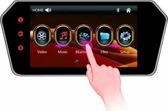 7"%20Bluetooth%20Touch%20Screen%20MP5%20Rear%20View%20Mirror%20-%20Image%203