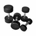 2025 Jivly JD Collection Rubber Dumbbell with Metal Handles Fitness Home Gym Exercise Dumbbells 1kg, 2kg, 3kg, 4kg, 5kg, 6kg, 7kg, 8kg, 10kg, 12kg (1-Pc). 
