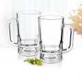Transparent Plain Glass Beer Mug 335ML - Set Of 6. 