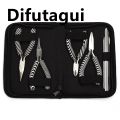 Difutagui 2025 XUQIAN 5pcs Zebra Pliers Kit Chain Nose Round Nose Flush Nose Flat Nose Bead Ccoop With Zippered Tool Bag Set for Jewelry Making. 