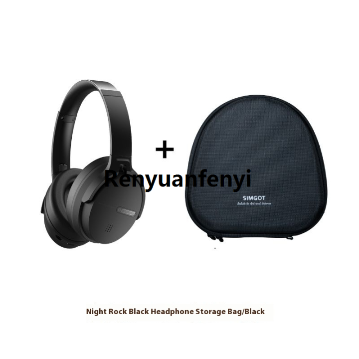 Renyuan New Eh500 Wireless Bluetooth 5.4 Headset Deep Active Noise Reduction Luxury Hi-Fi High Resolution Sound Quality Gaming Headphones