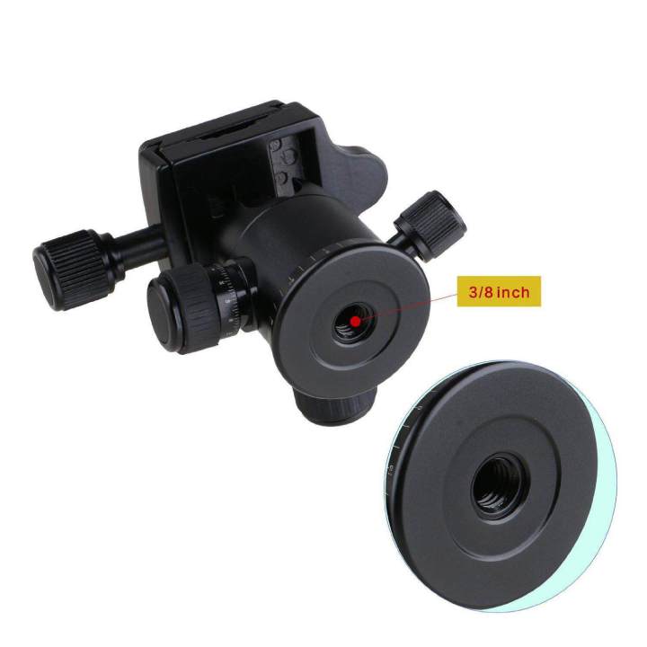 Mjack?%20ZM-03%20Photography%20Tripod%20Ball%20Head%20Ballhead+Quick%20Release%20Plate%20Pro%20Camera%20Tripod%20-%20Image%205