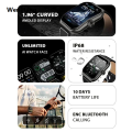 Wenefang [World Premiere]Global Version BLACKSHARK GT3 Smart Watch 1.96'' New Curved Amoled Display Support Bluetooth Call 100+ Sport Modes. 