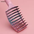 Sutuiying Quality Household Barber Hair Brush Girls Hair Scalp Massage Comb New Women Wet Curly Hair Brush For Salon Hairdressing Styling. 