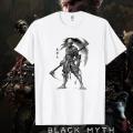 HOT Classic Black Myth Wukong Men's High Quality T-shirt Game Player Clothing Cotton Unisex Summer Streetwear Tops Camiseta Hombre. 