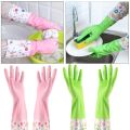 3 Pair Cleaning Gloves Waterproof Kitchen Durable Thick Rubber Dishwashing Gloves Winter Glove - Gloves |. 